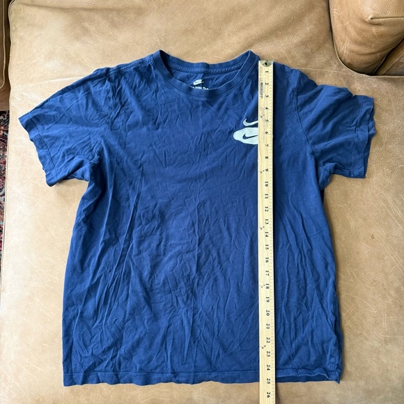 T-SHIRT NIKE NSW ESSENTIAL + CORE 1 TEE Navy Blue Men’s Size Large - Picture 5 of 7
